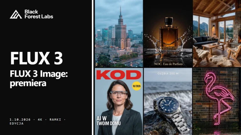 FLUX 3 Image już jest: natywne 4K, obiekty w ramkach i edycja bez psucia zdjęcia