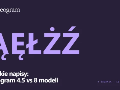 Polskie napisy: Ideogram 4.5 vs 8 modeli