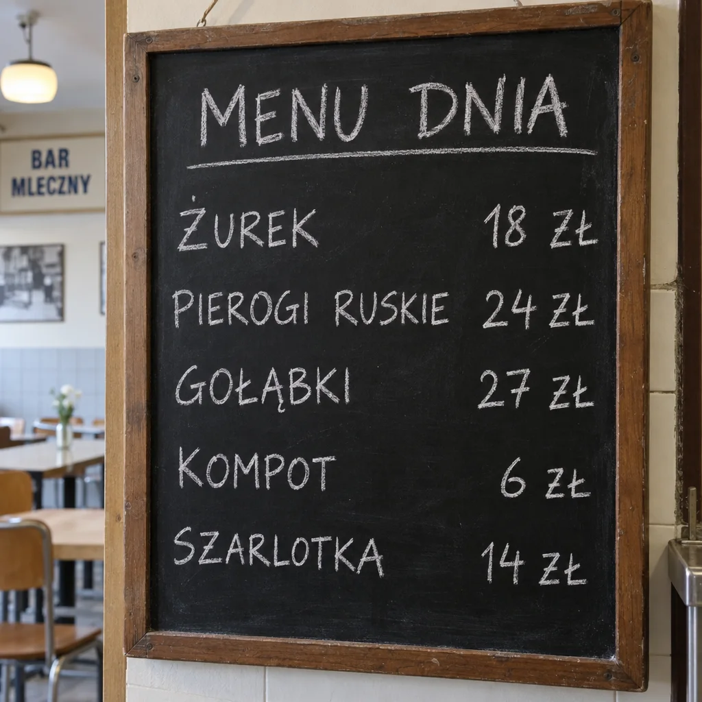 Tablica MENU DNIA z GPT Image 2.5 Sunburst