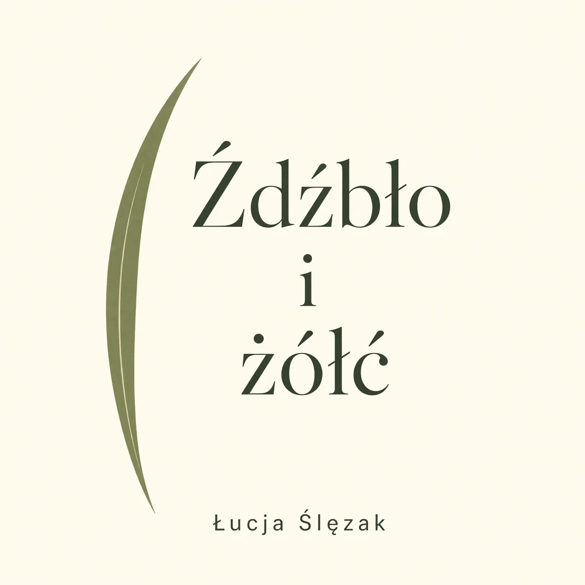 Okładka Źdźbło i żółć z Grok Imagine 2
