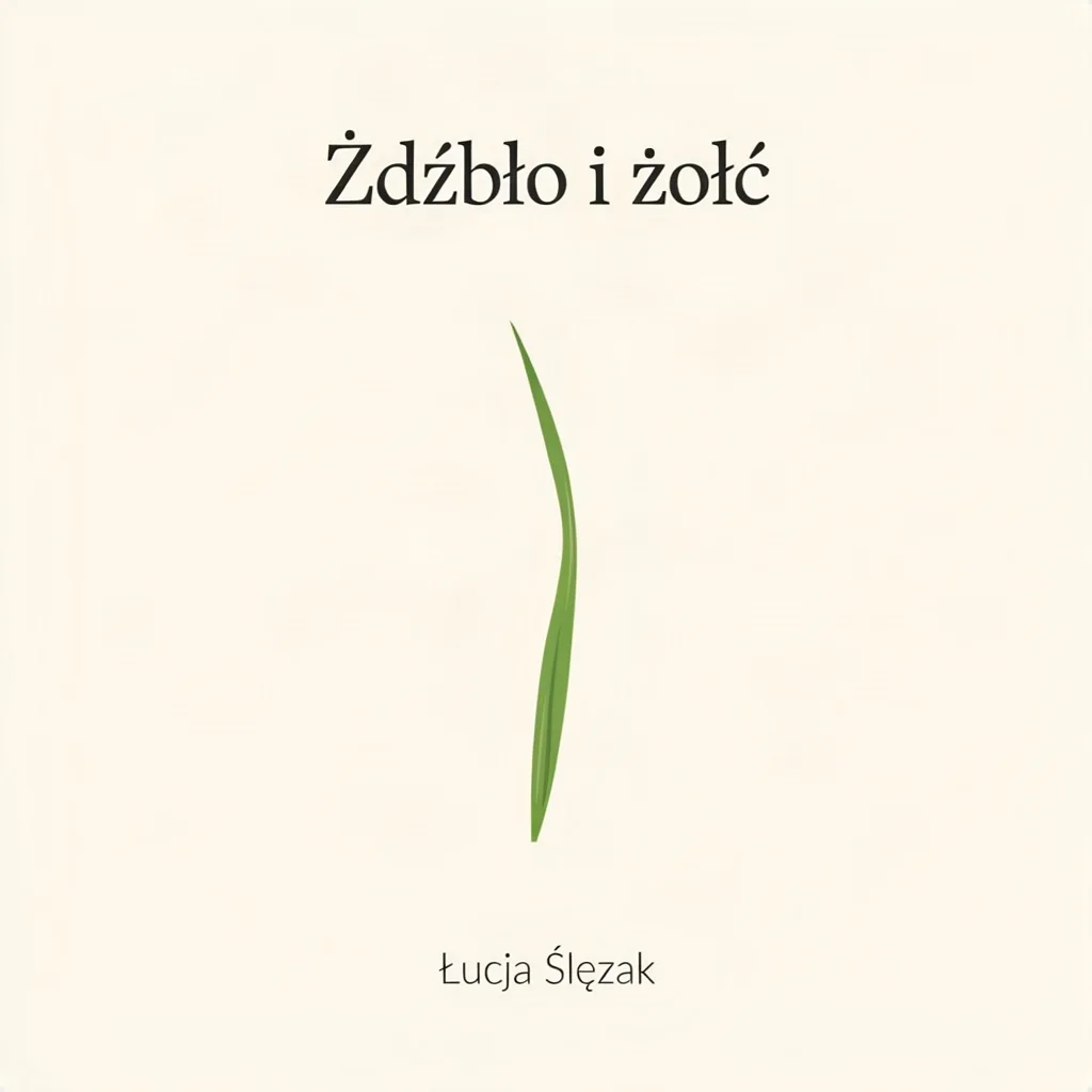 Okładka Źdźbło i żółć z Ideogram 4.0