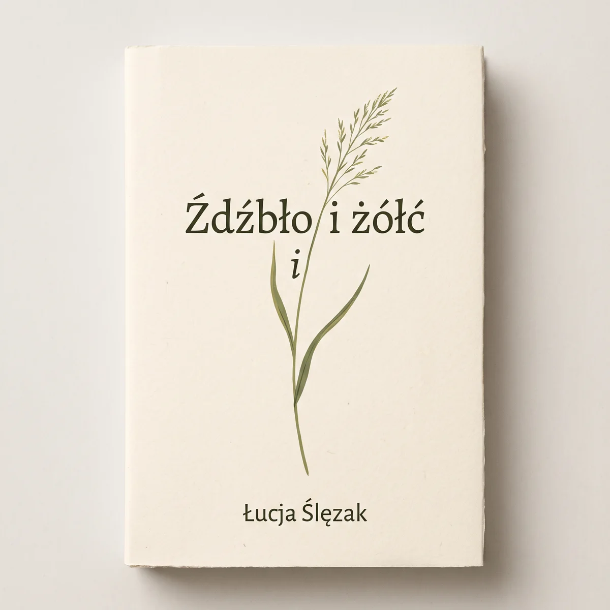 Okładka Źdźbło i żółć z Nano Banana 2