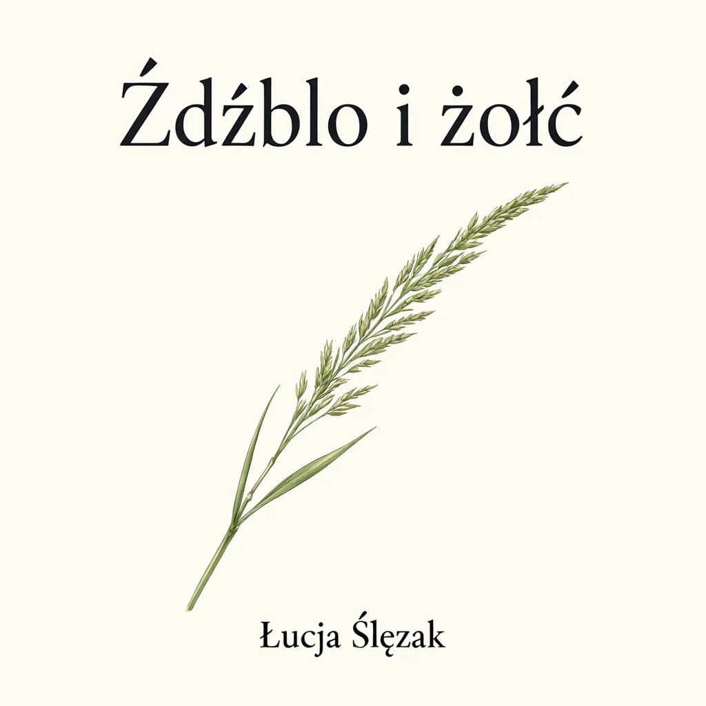 Okładka Źdźbło i żółć z Qwen Image 3