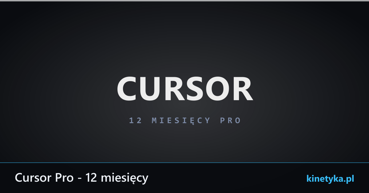 Cursor Pro - 12 miesięcy