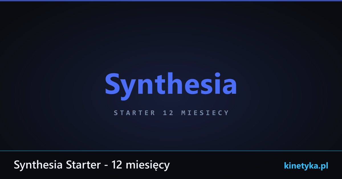 Synthesia Starter - 12 miesięcy