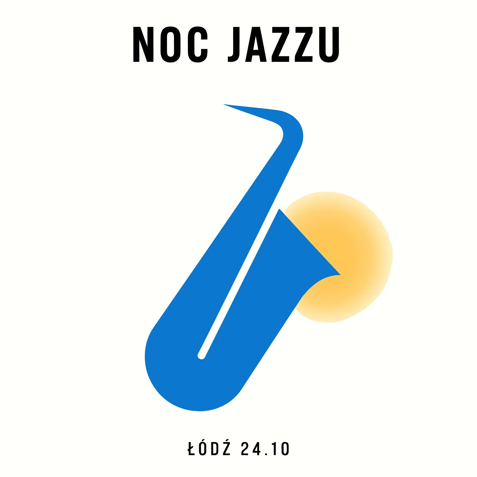 Ideogram Vector: Plakat z saksofonem