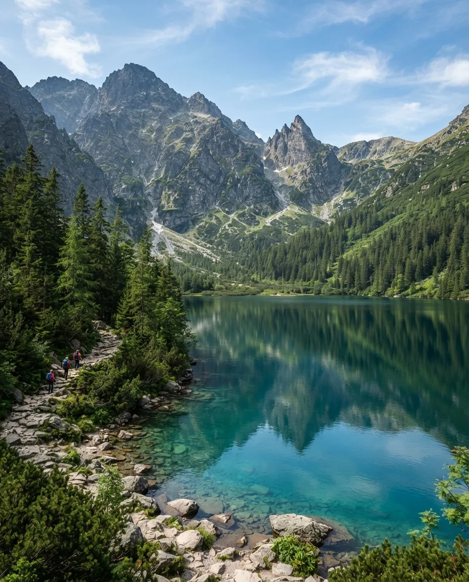 Tatry - gorskie jezioro